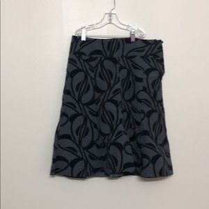 Black and grey skirt
